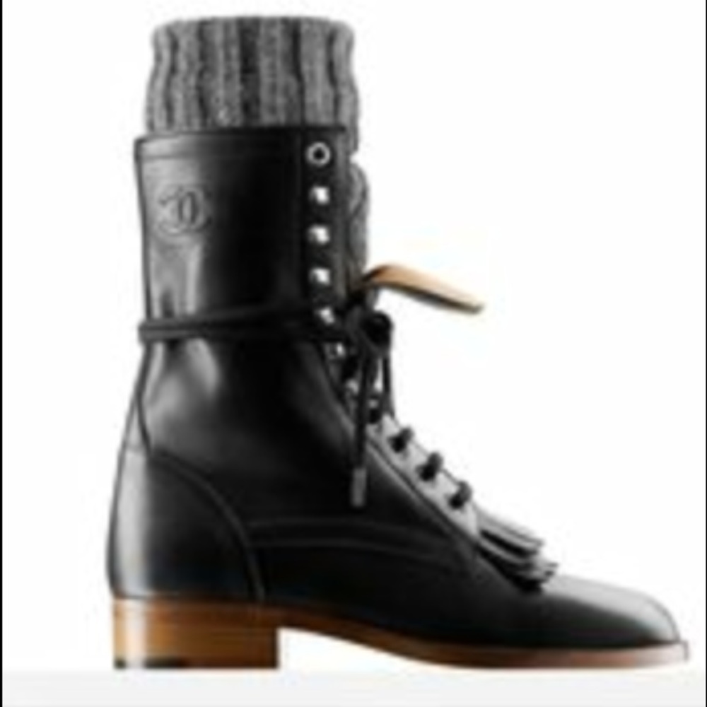 Leather Combat Boots